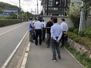 郷土資料館前